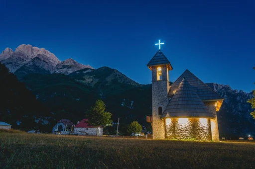Sleep in a mountain village snow cuts off most winters